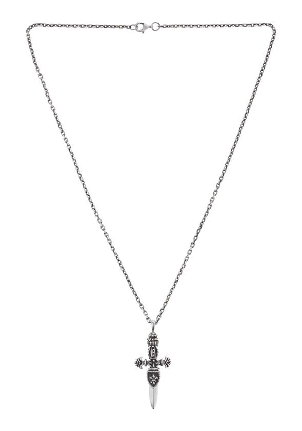 (세비지)Savage Sword Silver Necklace