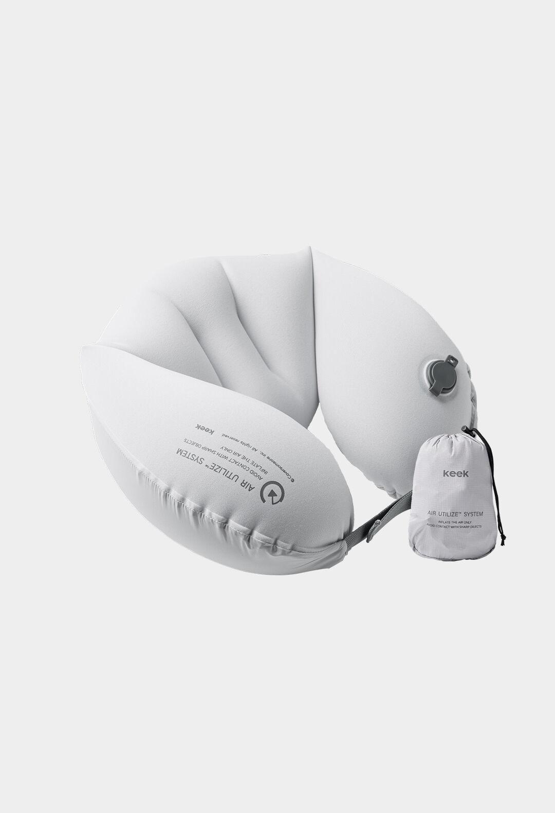 [여행용 에어 목베개] keek Air Neck Cushion (Pillow_O)- Light Gray