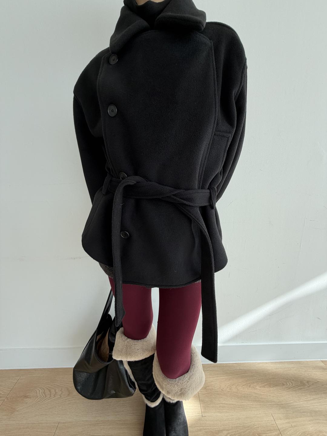 포멜 더블 하프 울코트