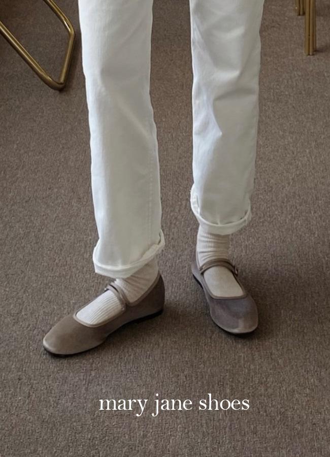 글로리 벨벳 메리제인 슈즈