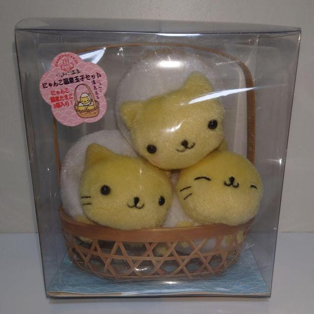 サンエックス ☆ にゃんにゃんにゃんこ ☆ ぬいぐるみ ☆ にゃんこ温泉卵セット サンエックス ☆ にゃんにゃんにゃんこ ☆ ぬいぐるみ