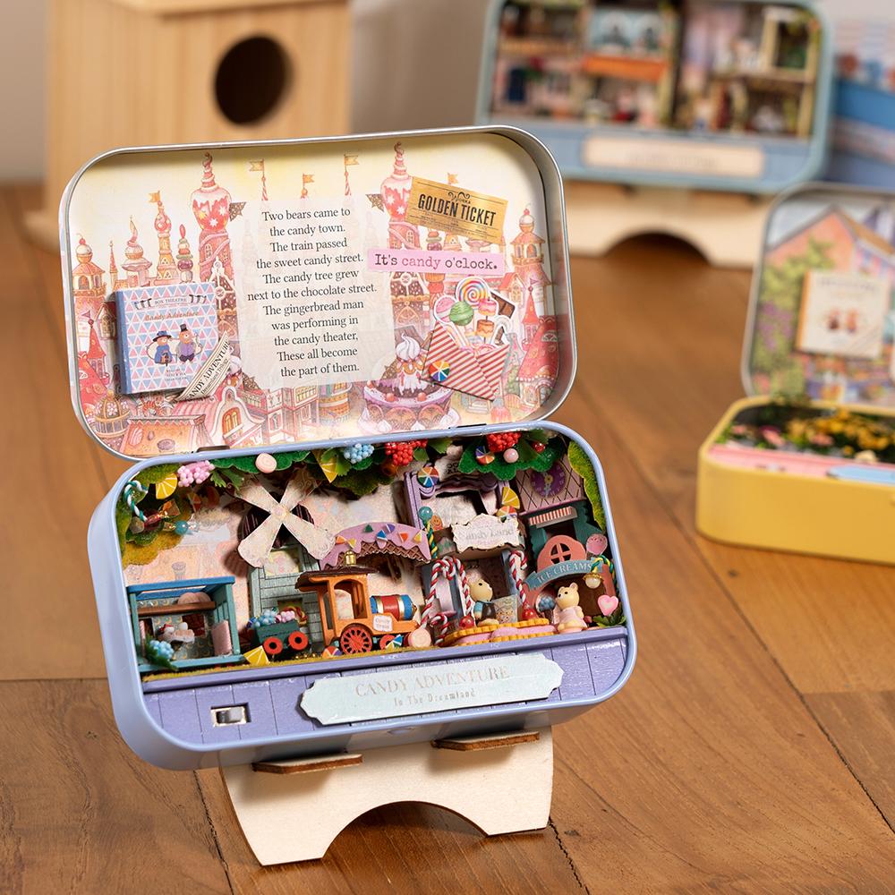 민화샵 틴케이스 미니어처 하우스 만들기 세트 6종