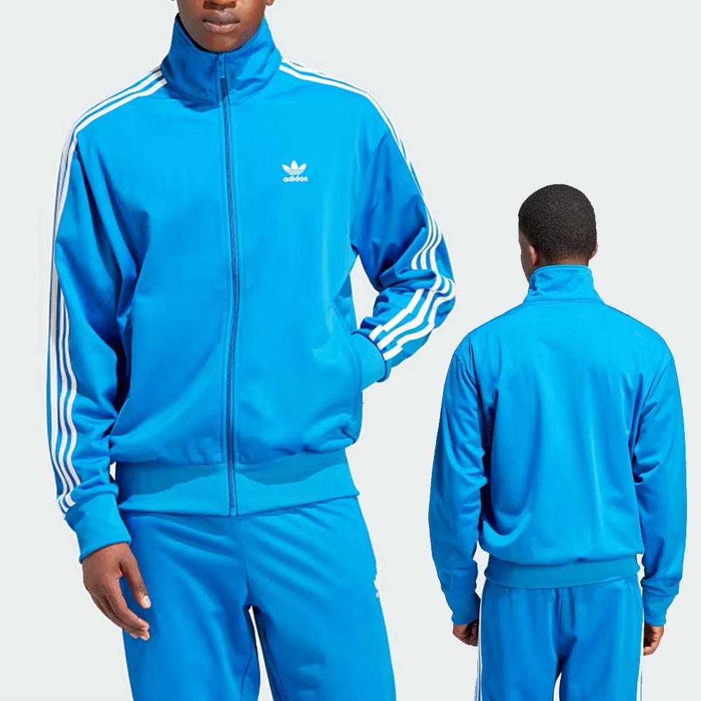 아디다스 자켓 파이어버드 트랙탑 져지 남성 트레이닝복 상의 운동복 반집업 집업자켓 블루