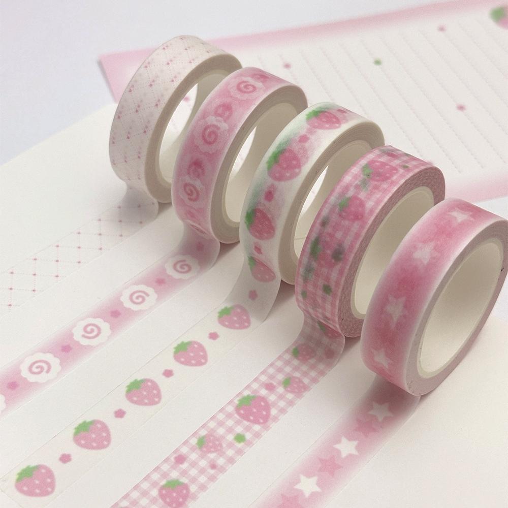 러브크레센트] 마스킹테이프 5종 12mm Masking Tape