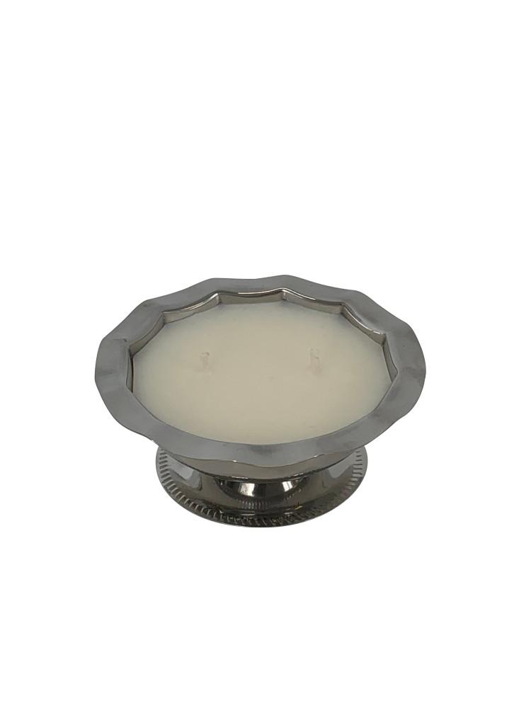 (more mine) Silver tray candle