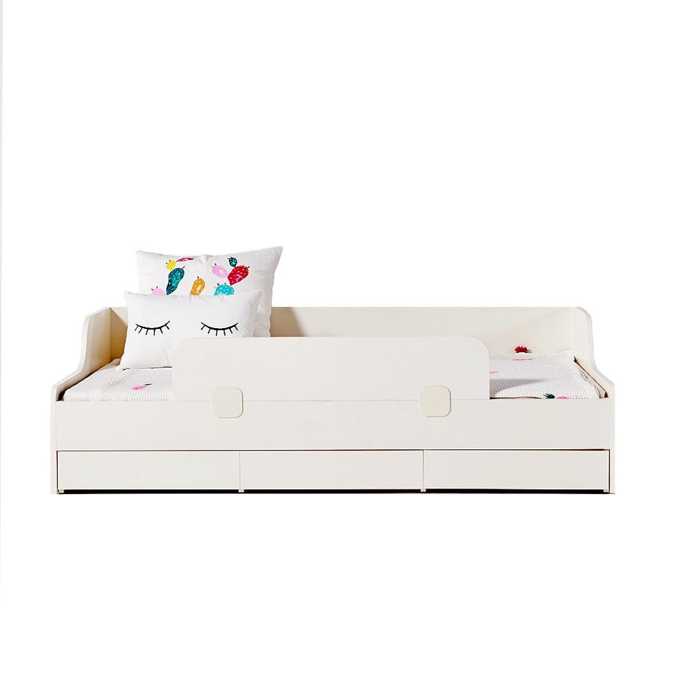 [키즈특가] 뉴수플레 서랍형 수납 어린이 침대 슈퍼싱글 (안전가드선택)