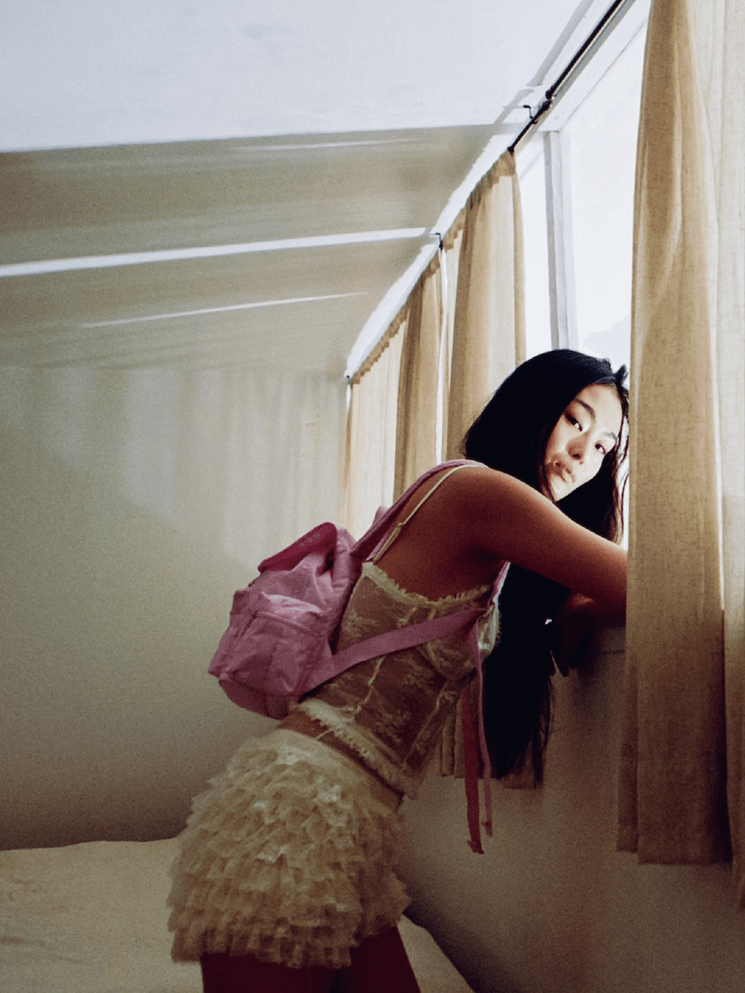 GY MINI VOYAGER BACKPACK (PINK PETAL)