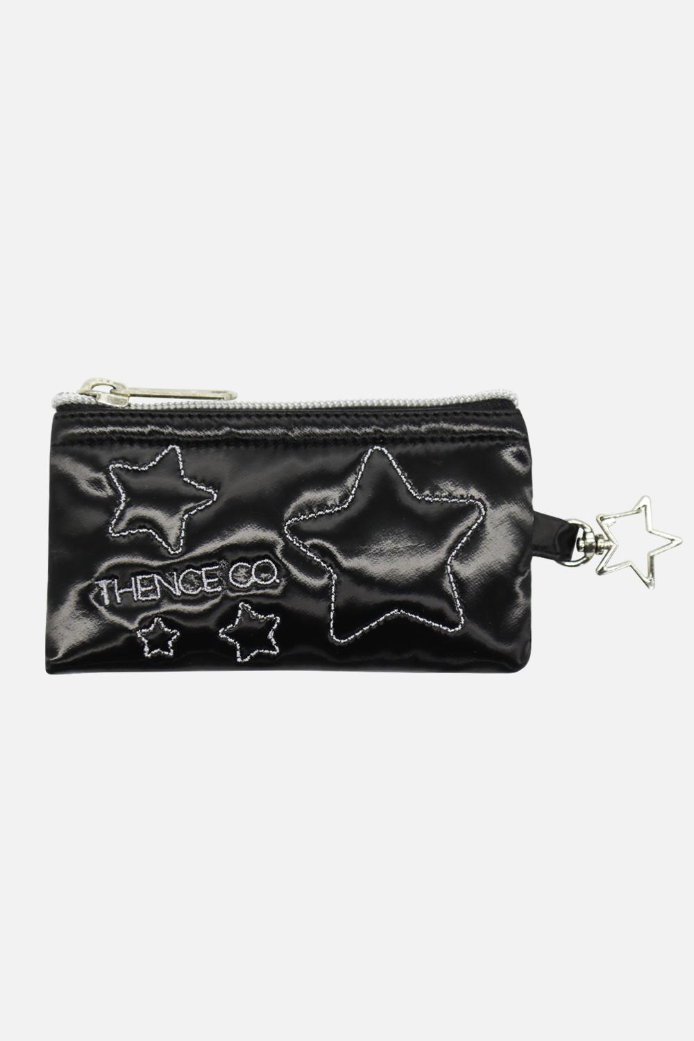 Glossy Stitch Wallet_Black[예약판매_2/3일부터 순차배송]