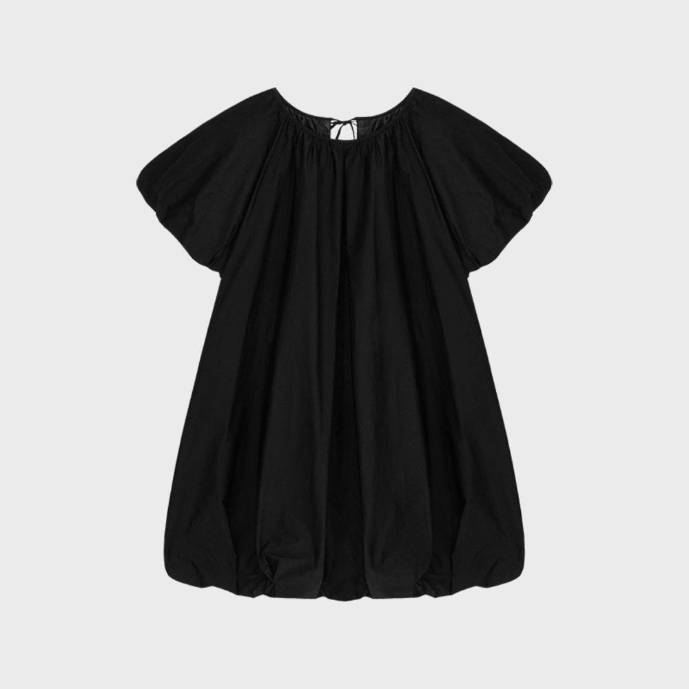 VOLUME MINI DRESS (BLACK)