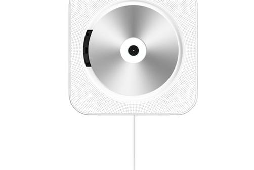 [해외] 아날로그 감성 벽걸이 CD 플레이어 - 사각 CDP