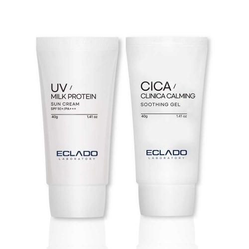 에끌라두 유브이 밀크프로틴(단백질)선크림 40g (클리니카 카밍수딩젤 증정)