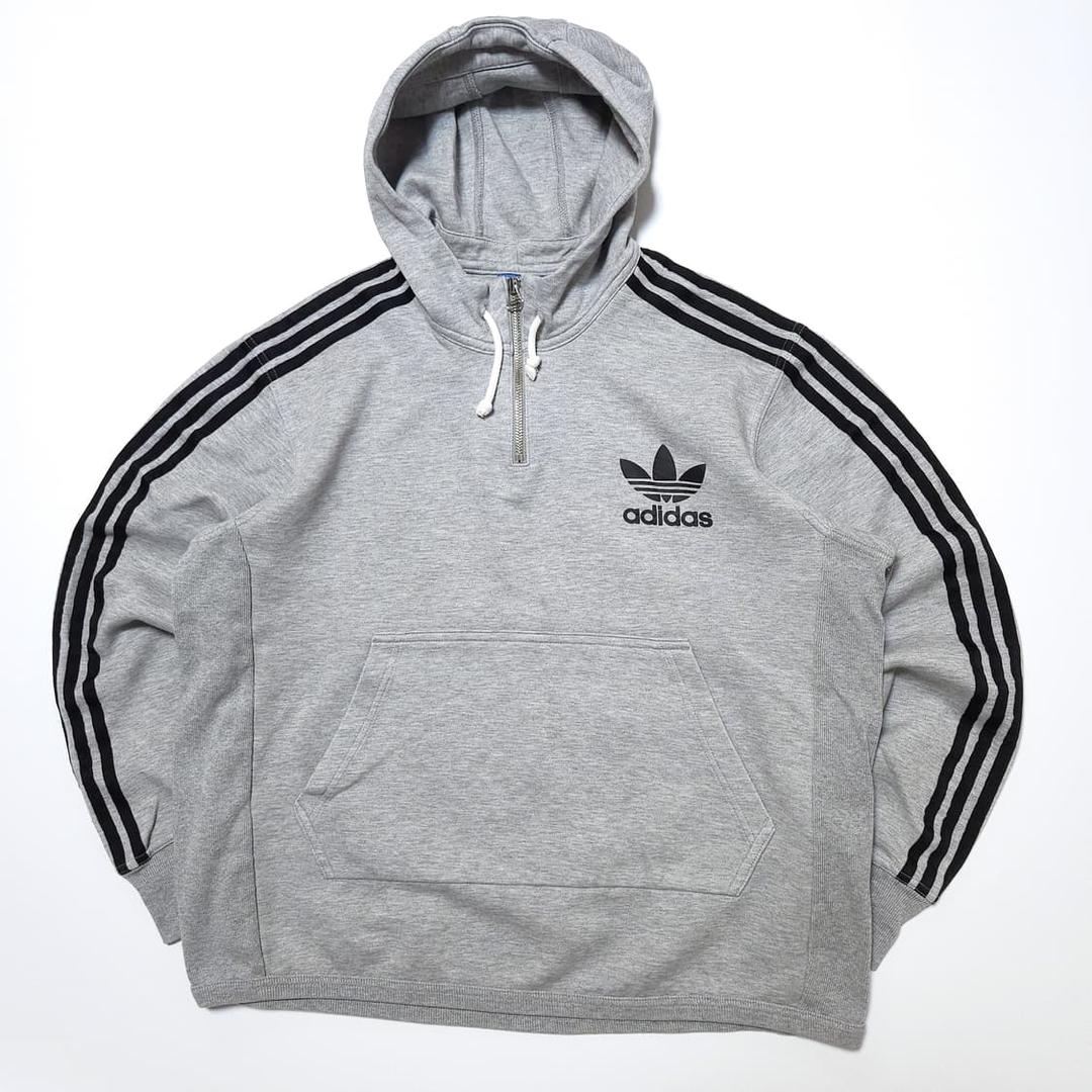 아디다스 OG 테리 반집업 아노락 후디 그레이 | 후루츠패밀리