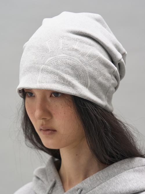 ATELIER CONTRAST BEANIE_M.GREY