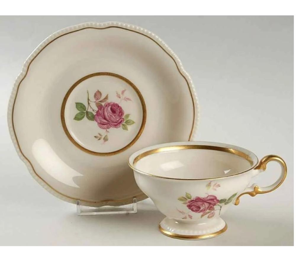 미국 빈티지 캐슬턴 돌리 커피잔  & 샐러드 플레이트 3종 세트