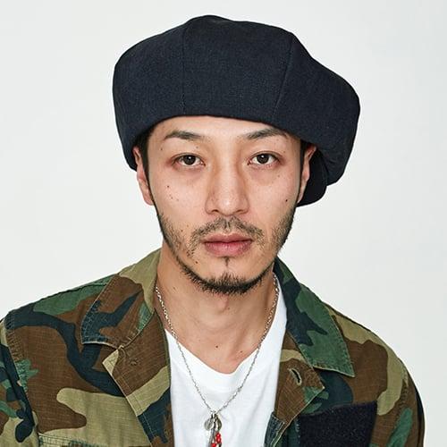 (vintage cotton) CLASSIC BIG APPLE HAT - VINTAGE BLACK