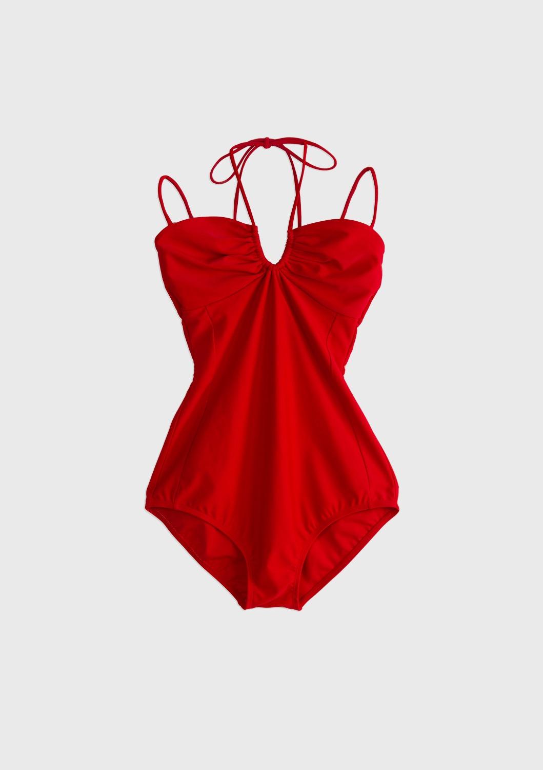 Mused Onepiece Swimsuit - Red