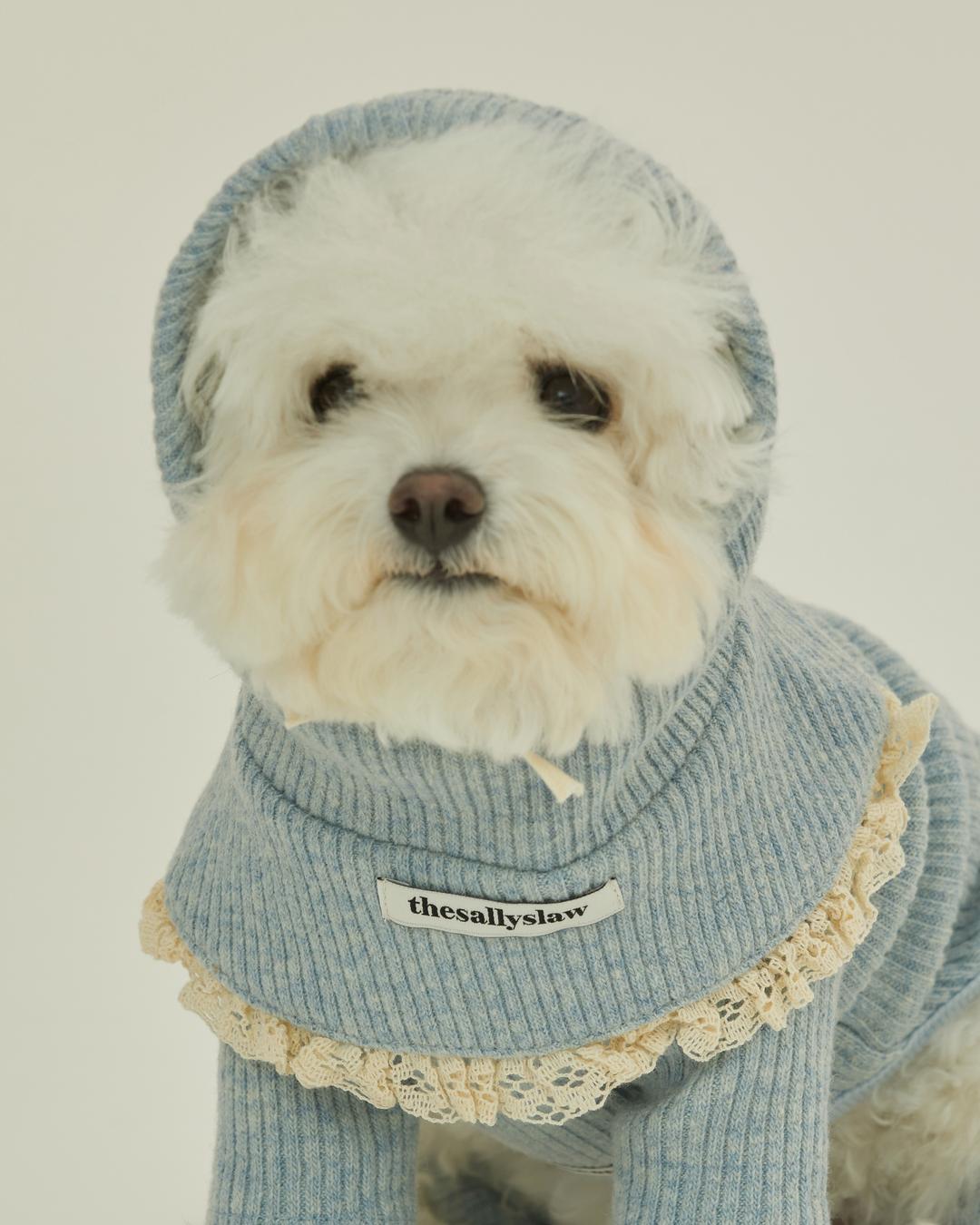 Florimelle Cape Balaclava (Sky blue)