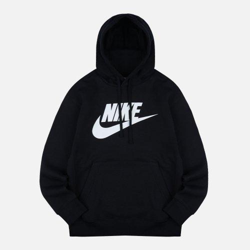 그래픽 클럽 후드티 블랙