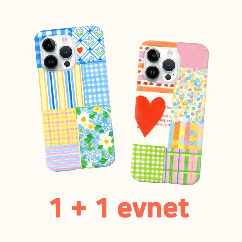 [pre-order] 패치워크 폰케이스 1+1