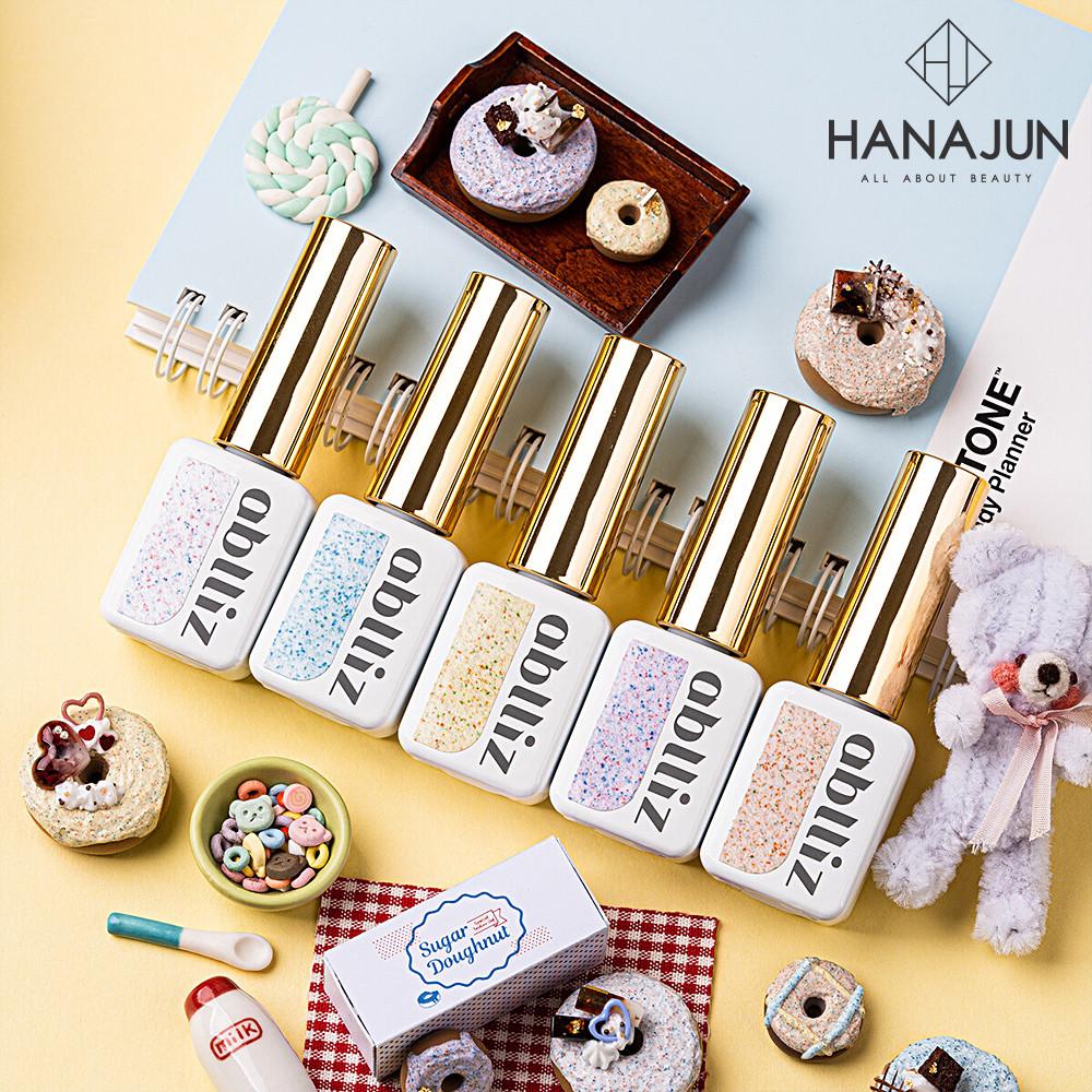 에이블리즈 슈가도넛 텍스쳐젤 5종세트 8ml 젤네일 글리터젤 폴리쉬