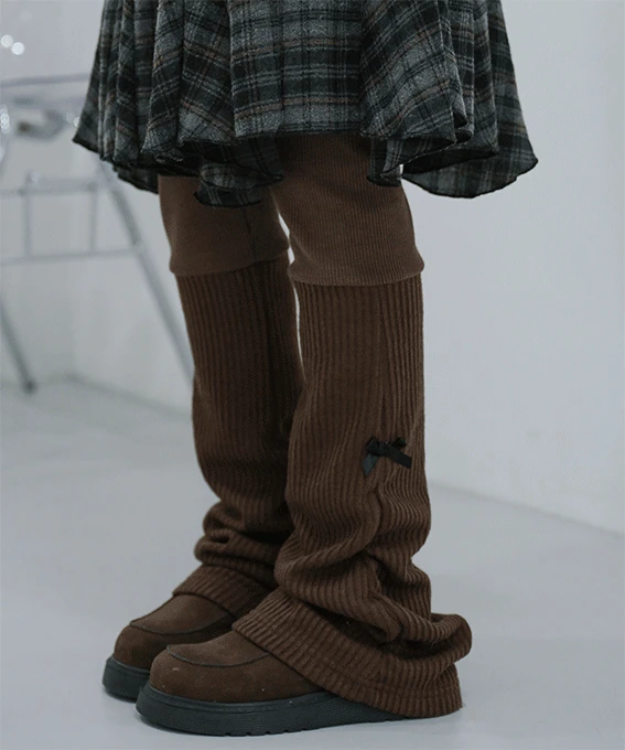 *추천* 엘리엇 셔링 리본 배색 레깅스 3color