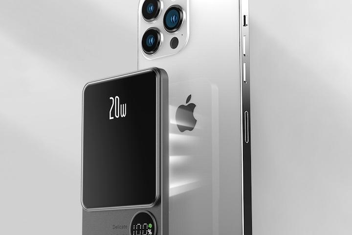 LED 초슬림 맥세이프 보조배터리 무선 고속 충전