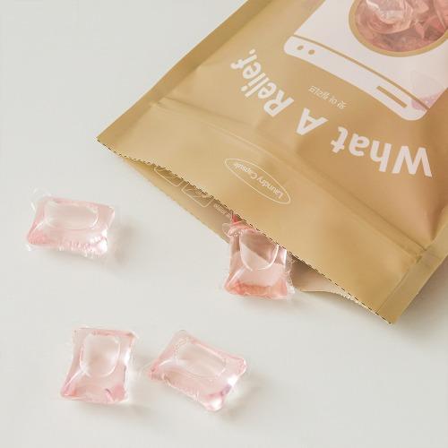 왓아릴리프 올인원 캡슐세제 진저플라워 30개입 고농축 세탁세제