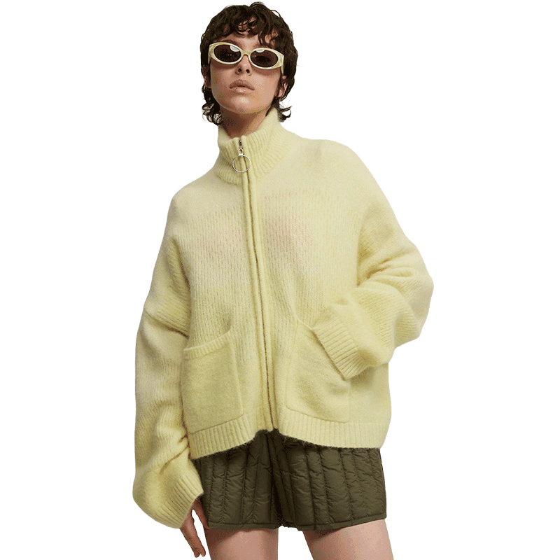 [HOLZWEILER] Tine Knit Cardigan Lt. Yellow - holzweiler | 리켓