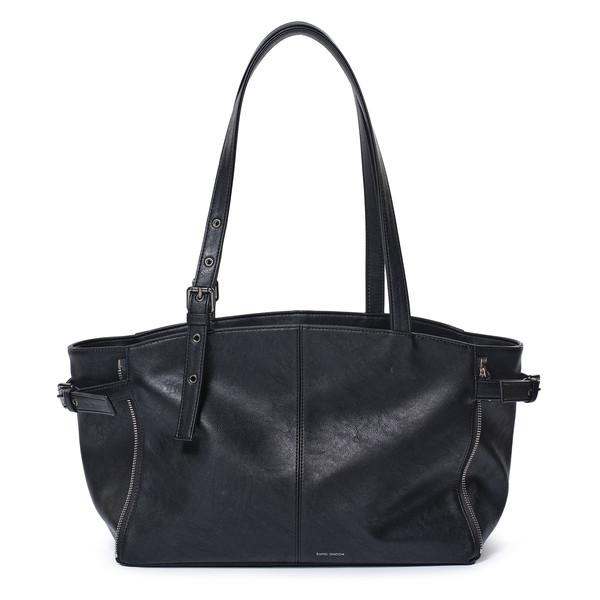 (9/25 입고) 지퍼쇼퍼백 zipper shopper bag M nappa matt black