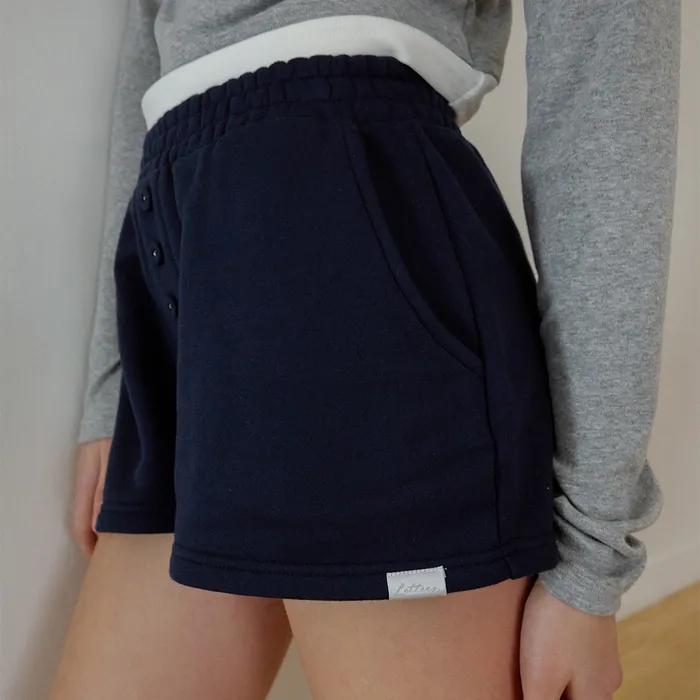 레터즈 밴딩 쇼츠 ( 네이비 )