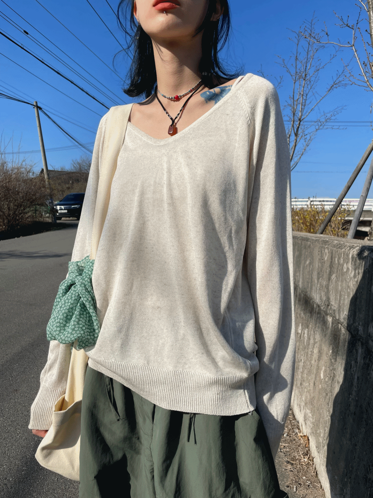 nut knit-wear (oat)