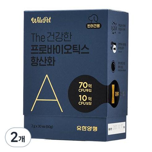윌로펫 강아지 더 건강한 프로바이오틱스 영양제, 면역/항산화, 2개 - 장/소취영양제 | 쿠팡