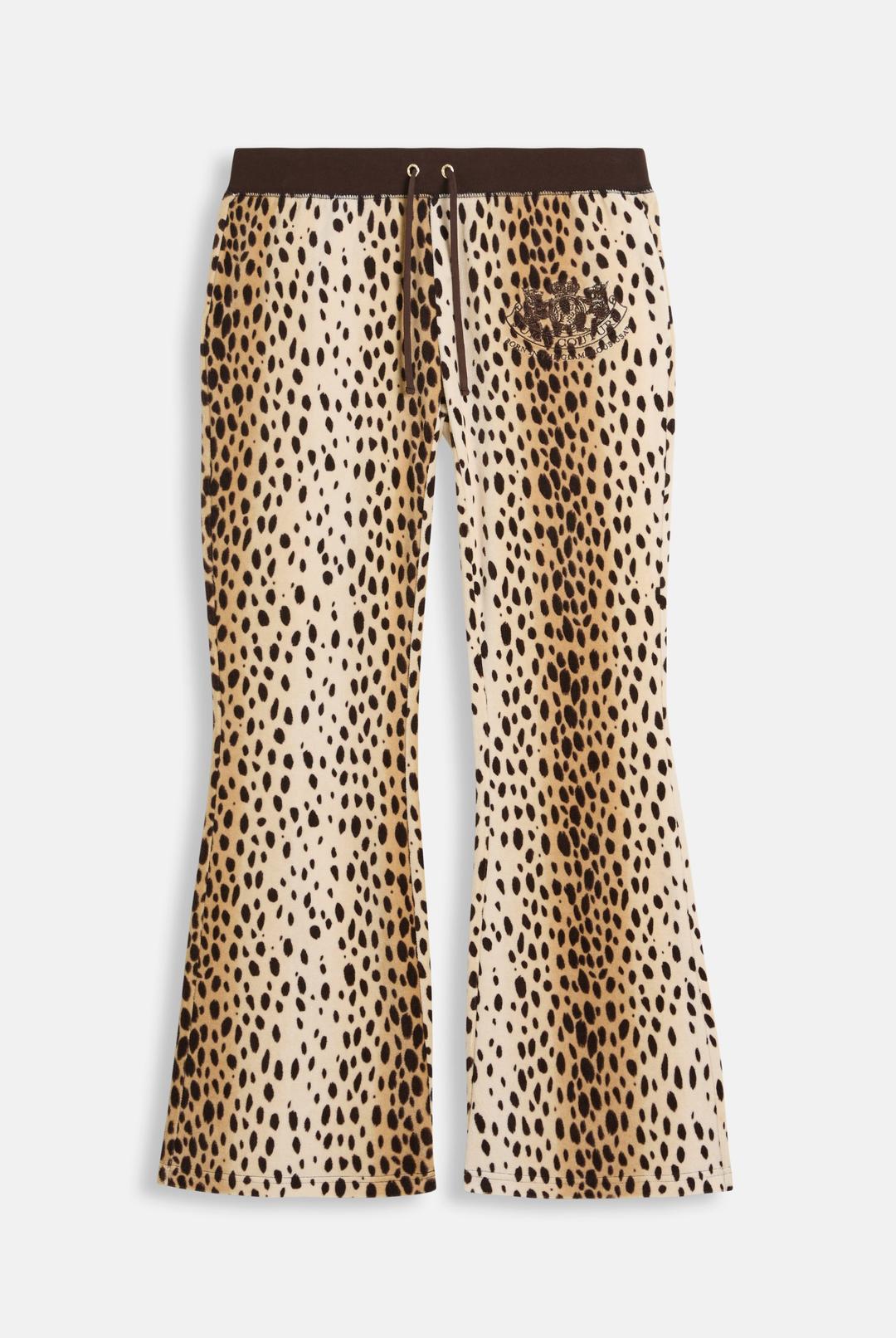 CHEETAH CREST LOW RISE PANT - XXS / Brown