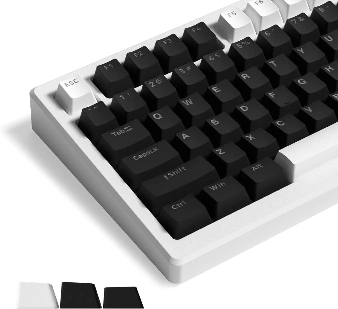 활 WOB 더블 샷 PBT 키캡, 체리 게이트론 MX 스위치 게이머 키보드용, XVX, OEM, 로우 프로파일 샤인 스루 백라이트 키캡
