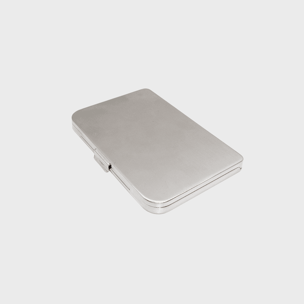 [Tsubota Pearl] Mirror Card Holder Silver