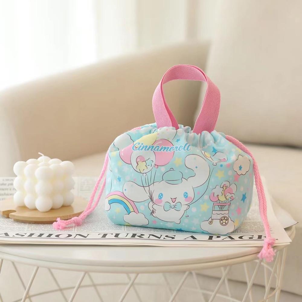 산리오 캐릭터 시나모롤 도시락가방 런치백 소풍가방 파우치