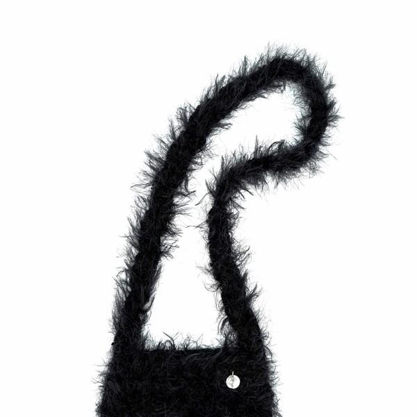 Hairy Mini Bag - Black