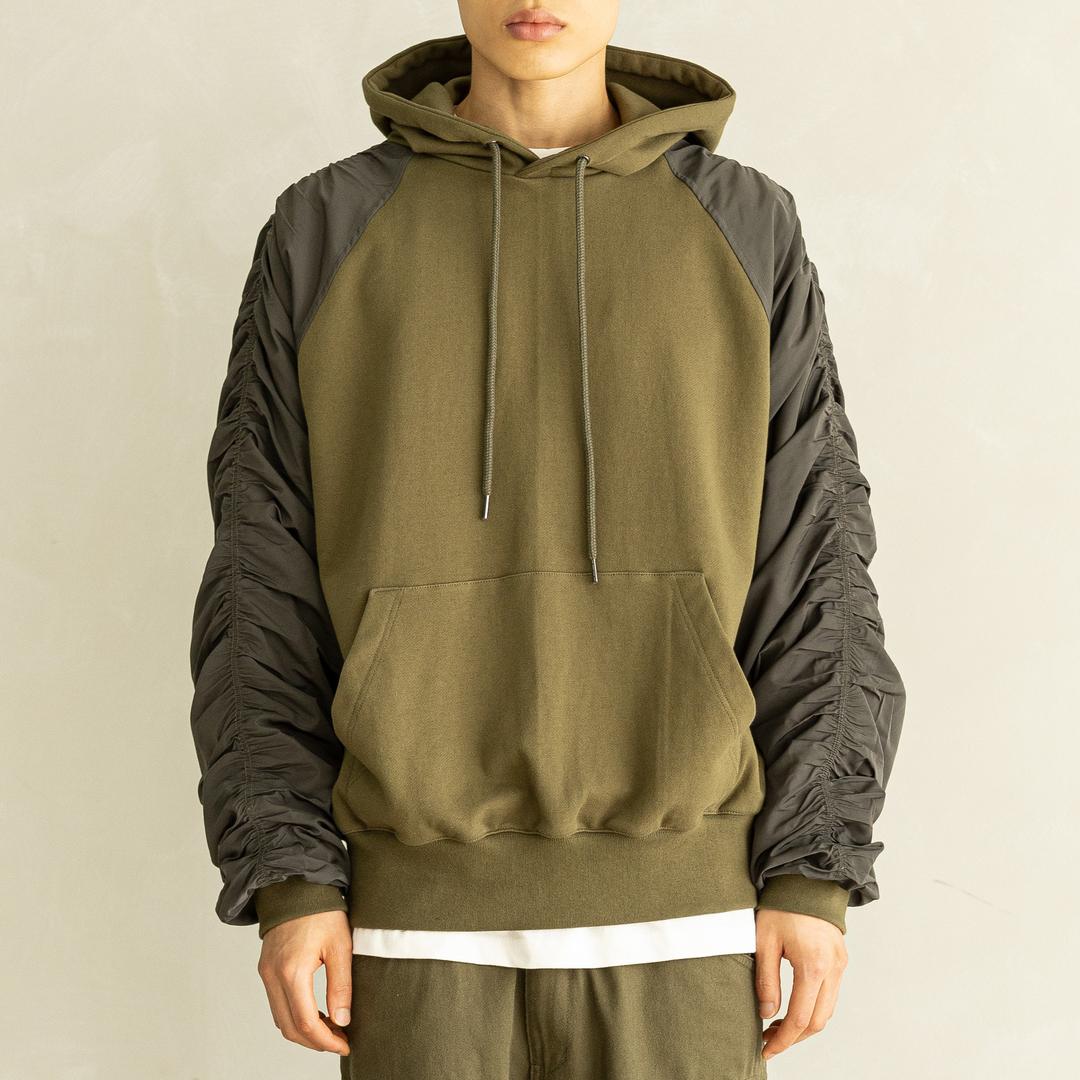 BELINE PUCKERING HOODIE MFHHD006-KK