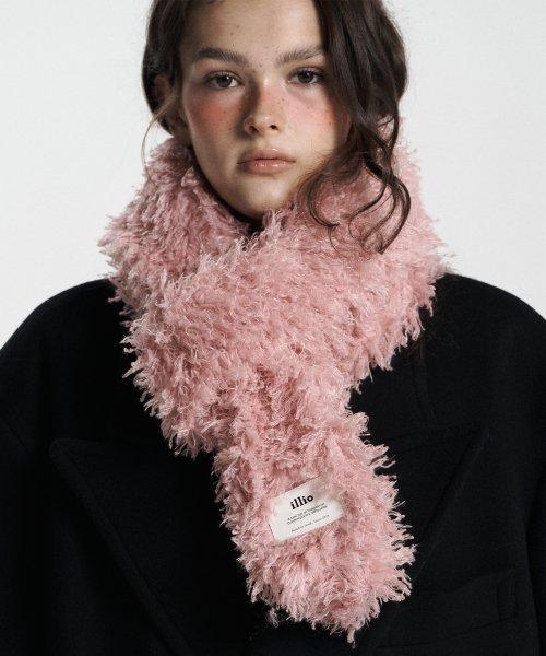 BABY PINK FLUFFY MUFFLER