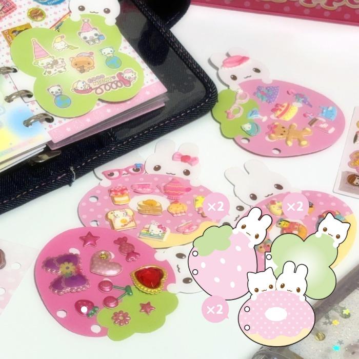 A7 마슈마로즈 다이컷 이형지 속지 리필 (6장입)