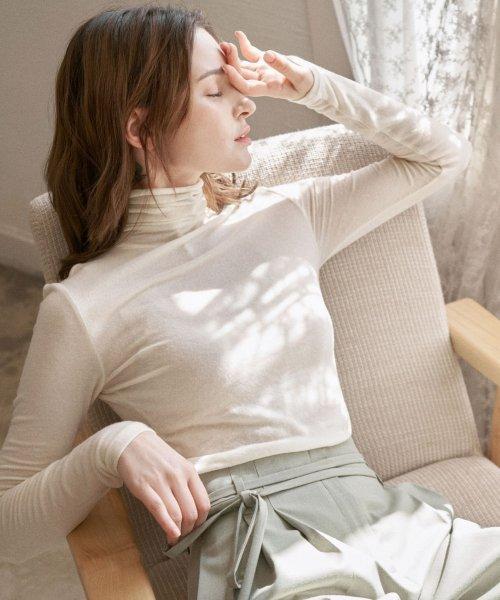 코지 울 니트 폴라 크림