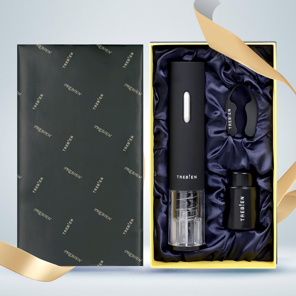 트레비앙 전동 자동 원터치 와인오프너 코르크따개 선물세트