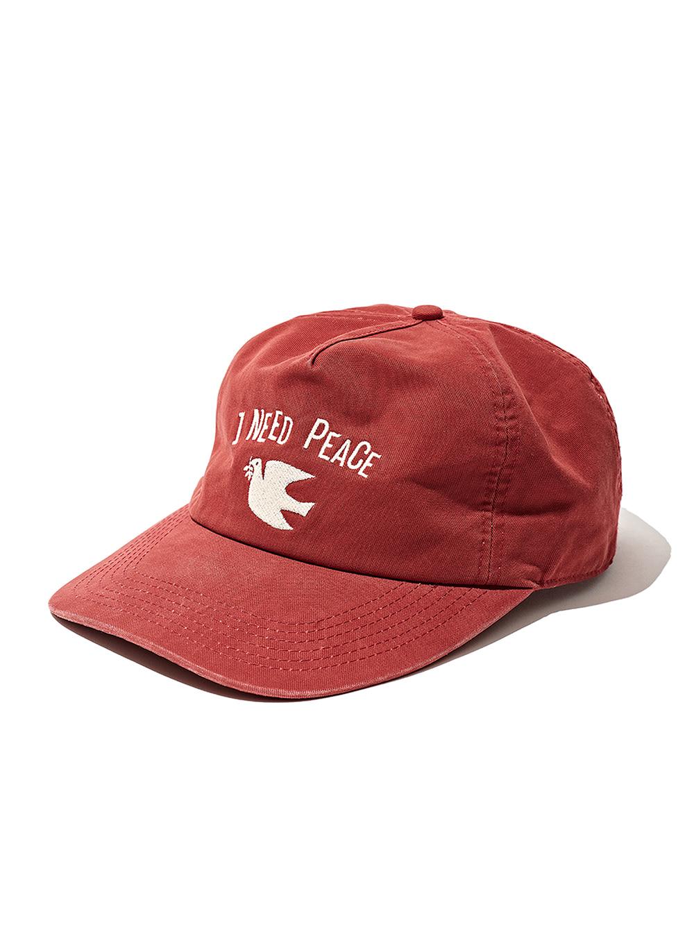 VTG Washed INP Ball Cap_Red