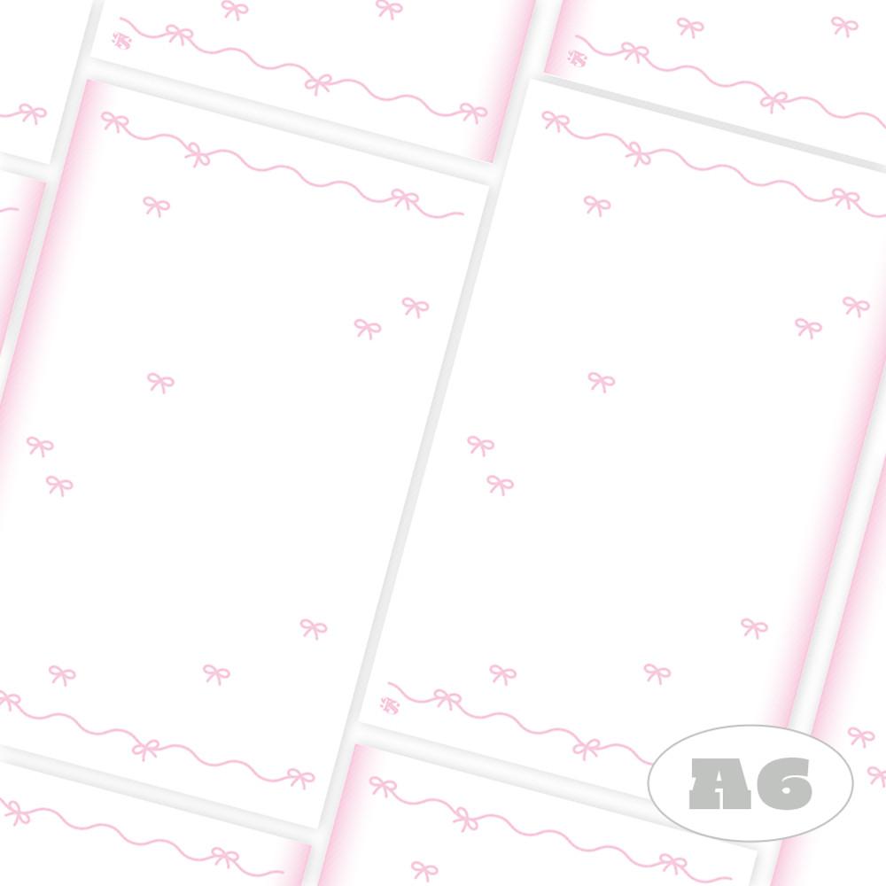 [네버더레스] A6 리본 다이어리 속지