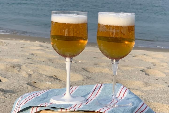 르피크닉 휴대용 비어& 와인잔 (피크닉 캠핑 맥주 3color)