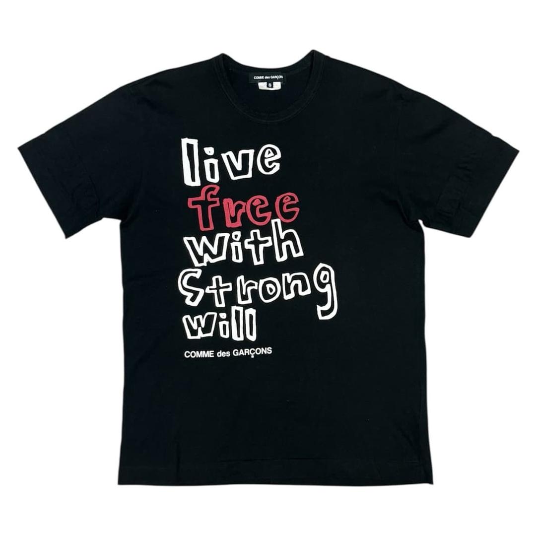 2009 꼼데가르송 자유로운 삶 강인한 의지 반팔 티셔츠 | 후루츠패밀리