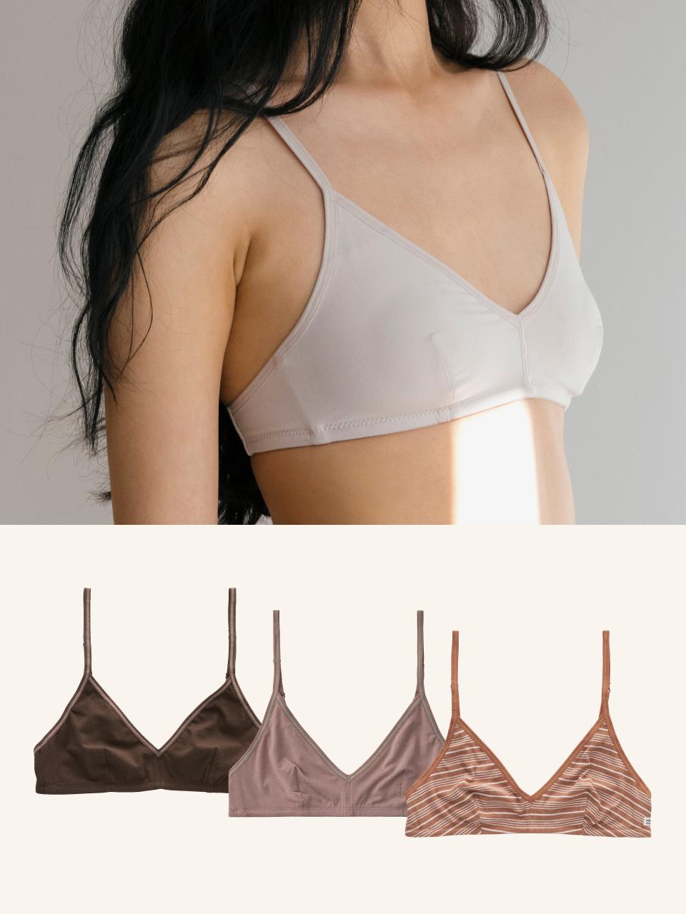 [시그니처 라인업] 오가닉/모달/패턴 오! 브라렛 3PCS