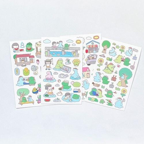 초여름 스티커(4종)