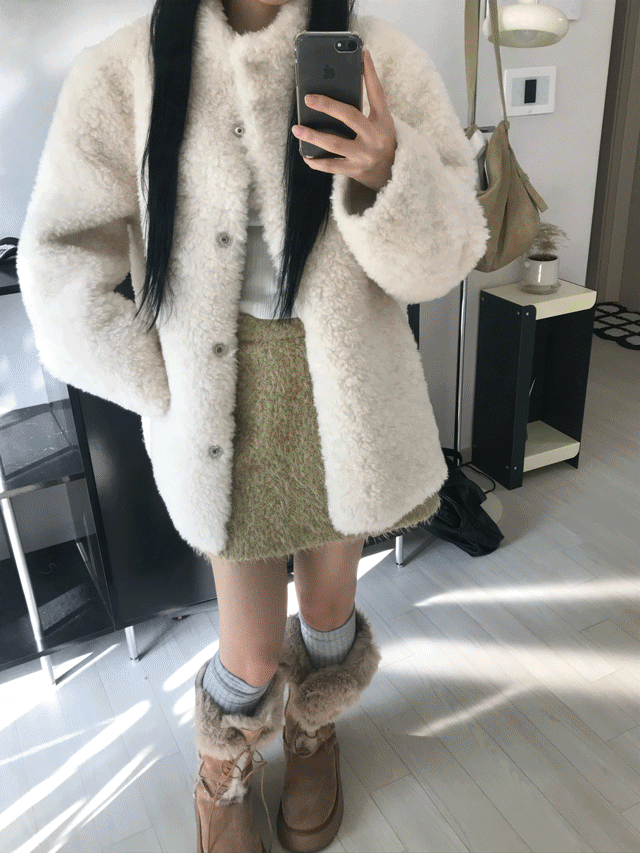 [털빠짐제로] SOFT FUR JACKET