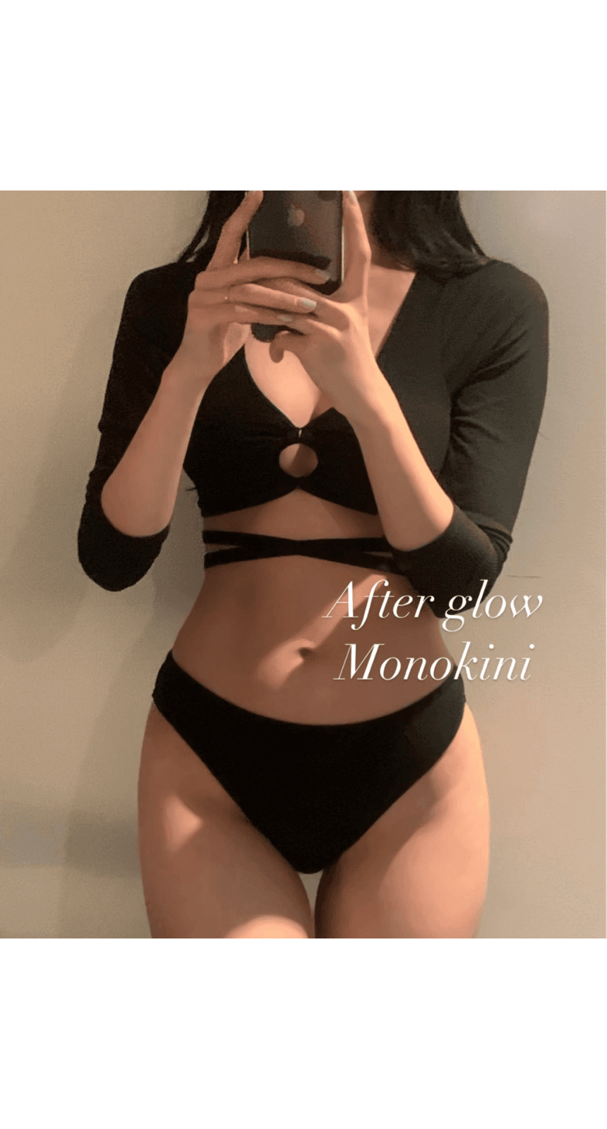After glow  Monokini